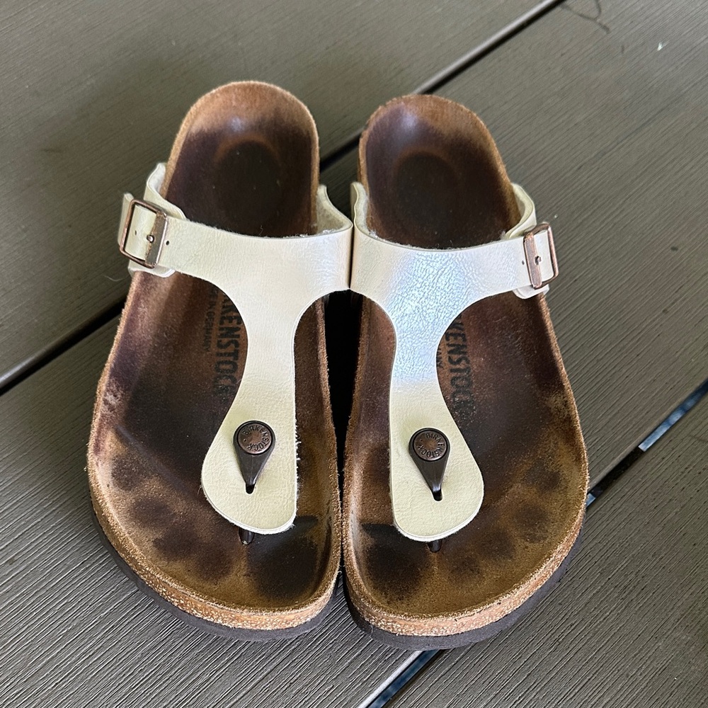 Birkenstock Cream Sandals